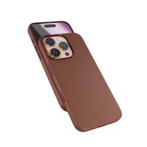 Epico Mag+ kožený kryt iPhone 16 Pro Max - hnedá