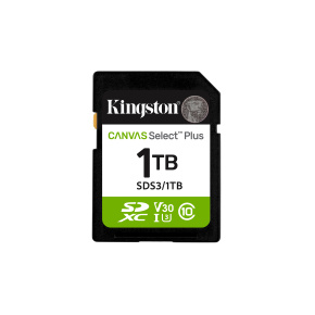 Kingston Canvas Select Plus/SDXC/1TB/UHS-I U3 / Class 10