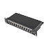 LANBERG PATCH PANEL 12PORT 1U 10" CAT.6 FTP TIENE ČIERNY