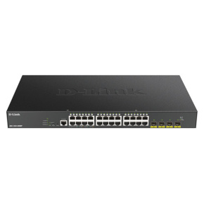 D-Link DGS-1250-28XMP/E 24-port Gigabit PoE Smart Managed Switch with 4x 10G SFP+ ports, 370Watts D-Link DGS-1250-28XMP/E 24-port Gigabit PoE Smart Managed Switch with 4x 10G SFP+ ports, 370Watts