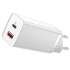 Baseus CCGAN2L-B02 GaN2 Lite Quick Nabíjačka USB + USB-C 65W White