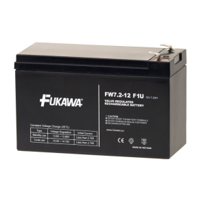 Akumulátor FUKAWA FW 7.2-12 F1U (12V 7,2Ah) fastón 4,8mm