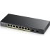 ZYXEL 8xGb+2xSFP fanless POE switch GS1900-10HP v2