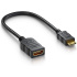 PromiumCord Flexi adaptér HDMI Typ A samica - mini HDMI Typ C samec pre ohybné zapojenie