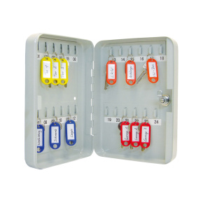 Schránka na kľúče WEDO, uzamykateľná, 24 kľúčov Schránka na kľúče WEDO, uzamykateľná, 24 kľúčov