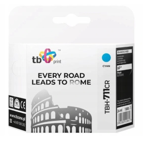 Ink. kazeta TB kompat. s HP TBH-711CR CY Ink. kazeta TB kompat. s HP TBH-711CR CY