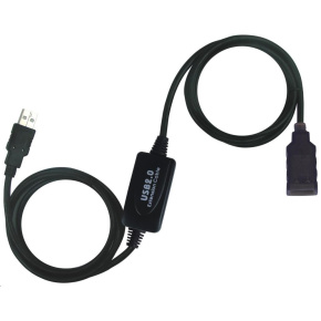 PREMIUMCORD USB 2.0 opakovač a predlžovací kábel A/M-A/F 10 m PREMIUMCORD USB 2.0 opakovač a predlžovací kábel A/M-A/F 10 m