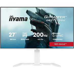iiyama G-Master/GB2771QSU-W1/27"/IPS/QHD/200Hz/0,5ms/Biela/3R