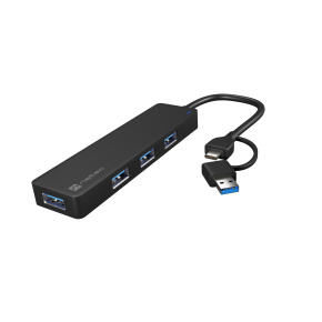 Rozbočovač Natec MAYFLY 4xUSB-A 3.0 HUB + USB-A adaptér Rozbočovač Natec MAYFLY 4xUSB-A 3.0 HUB + USB-A adaptér