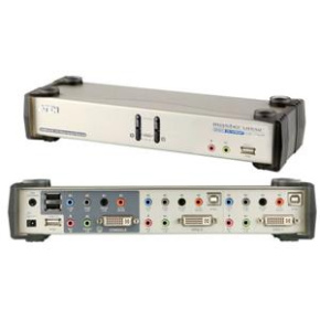 ATEN KVMP DVI USB, hub, aud. 7.1 aud., podpora 3D ATEN KVMP DVI USB, hub, aud. 7.1 aud., podpora 3D