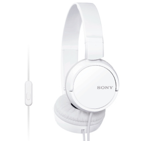 SONY slúchadlá MDR-ZX110AP handsfree, biele SONY slúchadlá MDR-ZX110AP handsfree, biele