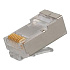 Konektor RJ45 CAT6 STP 8p8c na drôt, 100ks