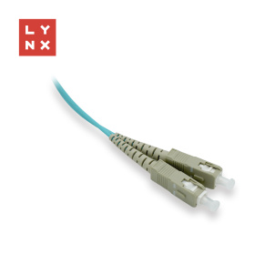 LYNX duplexní patch kabel MM, OM3, SC/SC, 50/125µm, 1m
