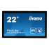 22" iiyama TF2234MC-B7X: IPS, FullHD, capacitive, 10P, 350cd/m2, VGA, DP, HDMI, IP65, čierny