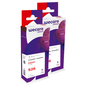 WECARE ARMOR sada ink kompatibilná s CANON CLI526BK 2x10,5 ml, čierna, CLI-526 BK WECARE ARMOR sada ink kompatibilná s CANON CLI526BK 2x10,5 ml, čierna, CLI-526 BK