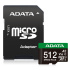 Adata Speed Plus/Micro SD/512GB/UHS-I U3/Class 10/+ Adaptér