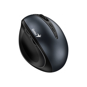 Genius Ergo 8300S/Vertikálna/Optická/Pre pravákov/1 600 DPI/Bezdrôtová USB/Čierna-šedá Genius Ergo 8300S/Vertikálna/Optická/Pre pravákov/1 600 DPI/Bezdrôtová USB/Čierna-šedá