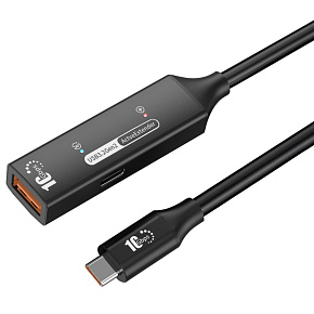 PremiumCord USB-A repeater + kábel USB-C, 5m PremiumCord USB-A repeater + kábel USB-C, 5m