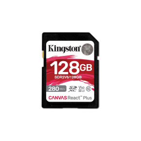 Kingston Canvas React Plus/SDHC/128 GB/UHS-II U3 ??/ Class 10