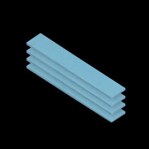 ARCTIC Thermal pad TP-3 (120x20mm, t: 1.0mm, pack of 4pcs) (Premium Performance Thermal Pad)