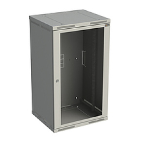 Rack nástenný Sensa 21U 600mm,dv.sklo, sivý Rack nástenný Sensa 21U 600mm,dv.sklo, sivý