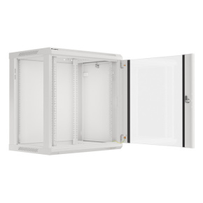 Nástenný rack 19'' 12U 600X450mm sivý flat pack