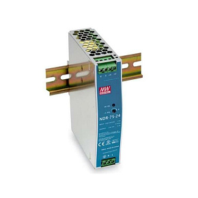 MEANWELL - NDR-75-24 - Priemyselný napájací spínaný zdroj 24V 75W na DIN
