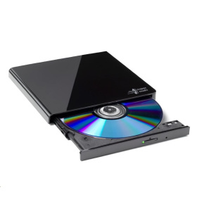 HITACHI LG - externá mechanika DVD-W/CD-RW/DVD±R/±RW/RAM GP57EB40, Slim, čierna, box+SW HITACHI LG - externá mechanika DVD-W/CD-RW/DVD±R/±RW/RAM GP57EB40, Slim, čierna, box+SW