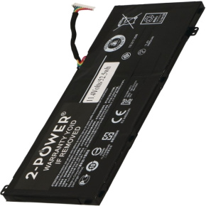 2-POWER Batéria 11,4V 4450mAh pre Acer Aspire VN7-571, VN7-572G, VN7-593G, VX5-591G, Spin SP314-51