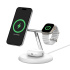 Belkin BOOST CHARGE PRO Qi2, 15W 3v1 magnetický stojan, biely