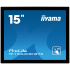 15" iiyama TF1534MC-B7X: TN, XGA, capacitive, 10P, 370cd/m2, VGA, DP, HDMI, IP65, čierny
