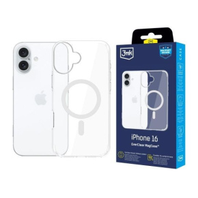 3mk ochranný kryt EverClear Magcase pro Apple iPhone 16 3mk ochranný kryt EverClear Magcase pro Apple iPhone 16
