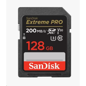 Karta SanDisk SDXC 128 GB Extreme PRO (200 MB/s triedy 10, UHS-I U3 V30) Karta SanDisk SDXC 128 GB Extreme PRO (200 MB/s triedy 10, UHS-I U3 V30)