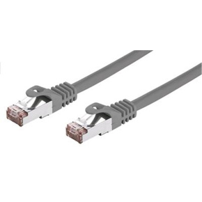 Kábel C-TECH patchcord Cat6, FTP, sivý, 15m Kábel C-TECH patchcord Cat6, FTP, sivý, 15m