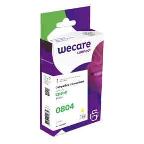 WECARE ARMOR ink kompatibilný s EPSON C13T08044011,žltá/yellow WECARE ARMOR ink kompatibilný s EPSON C13T08044011,žltá/yellow