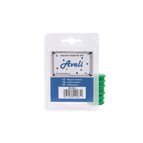 Set magnetov AVELI, zelená farba
