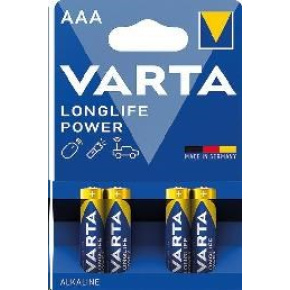 Varta LR03/4BP Longlife POWER (HIGH ENERGY) (Blistr 4ks) Varta LR03/4BP Longlife POWER (HIGH ENERGY) (Blistr 4ks)