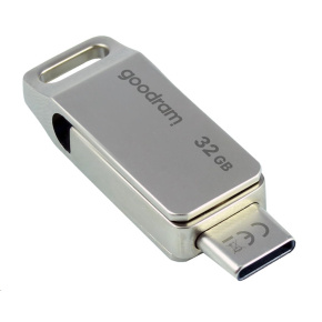 GOODRAM Flash disk 32 GB ODA3, USB 3.2, strieborná