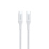Epico Braided PD Cable 1,2 m USB-C to USB-C - biela