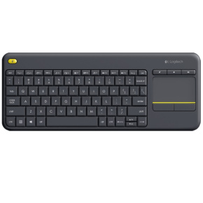 Logitech K400 plus/Bezdrôtová USB/US layout/Čierna Logitech K400 plus/Bezdrôtová USB/US layout/Čierna