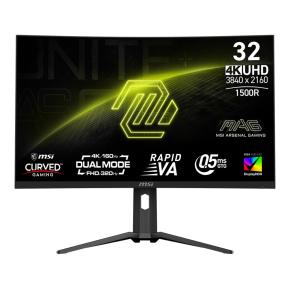 MSI MAG/321CUPDF/31,5"/VA/4K UHD/160Hz/0,5ms/Čierna/3R