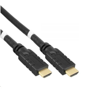 Kábel PREMIUMCORD Vysokorýchlostný HDMI kábel s Ether.4K@60Hz, so zosilňovačom, 25 m, 3x tienenie, M/M, pozlátené konektory Kábel PREMIUMCORD Vysokorýchlostný HDMI kábel s Ether.4K@60Hz, so zosilňovačom, 25 m, 3x tienenie, M/M, pozlátené konektory