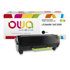 OWA Armor toner kompatibilný s Lexmark 56F2000, čierna/black,6000str. OWA Armor toner kompatibilný s Lexmark 56F2000, čierna/black,6000str.