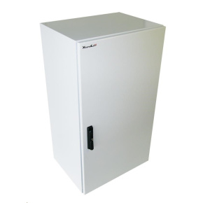 XtendLan 19" venkovní vodotěsný rozvaděč 22U 600x600, krytí IP55, nosnost 65kg, 3-bodový zámek, šedý