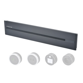 Zásuvková lišta - zápustná Viking LZ60G/230V,50Hz/40cm dĺžka/sivá/až 7 modulov/IP20/hliník/zápustná