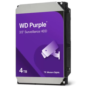 WD Purple/4TB/HDD/3.5"/SATA/5400 RPM/Fialová/3R WD Purple/4TB/HDD/3.5"/SATA/5400 RPM/Fialová/3R