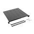 LANBERG 19" PEVNÁ POLICA 1U/483X500MM MAX. NOSNOSŤ DO 25 KG ČIERNA