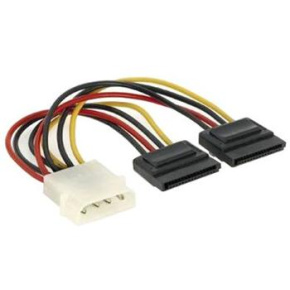 PremiumCord Napájací kábel k HDD 5,25 Molex-2xSeri
