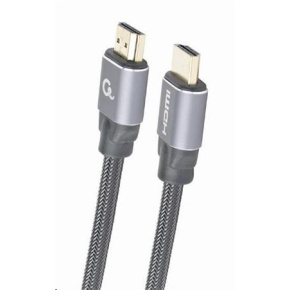 GEMBIRD CABLEXPERT HDMI kábel 2.0, 1m, opletené, čierne, blister GEMBIRD CABLEXPERT HDMI kábel 2.0, 1m, opletené, čierne, blister