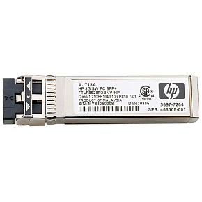 HP 8Gb Short Wave FC SFP+ 1 Pack HP 8Gb Short Wave FC SFP+ 1 Pack